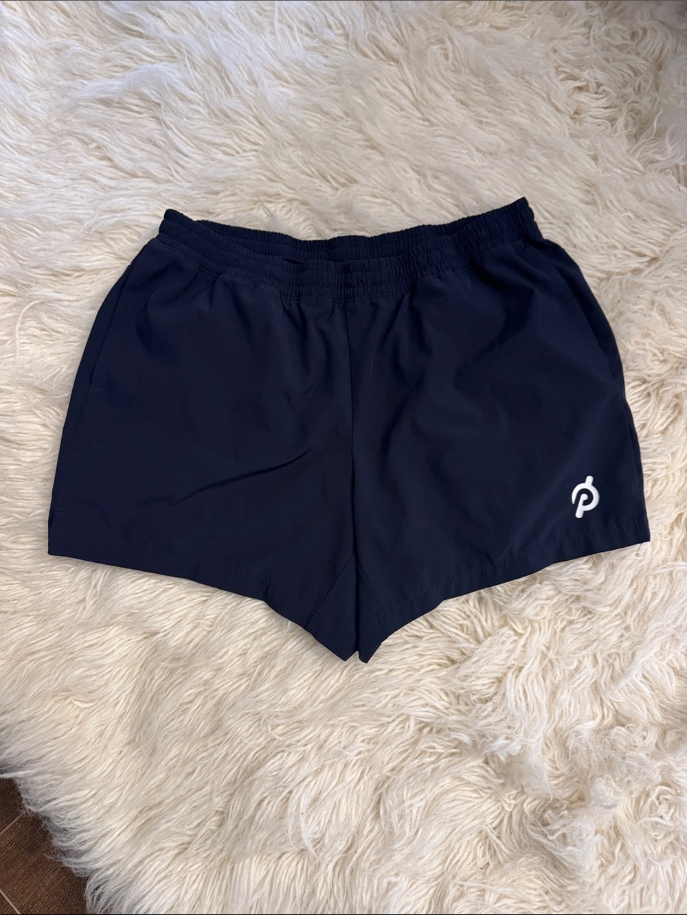 Peloton Navy Athletic Shorts